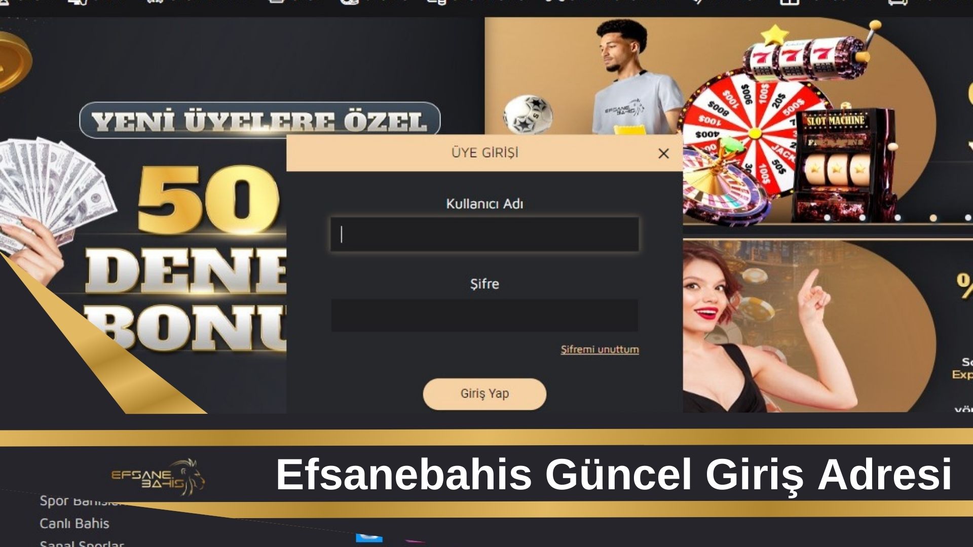 Efsanebahis güncel giriş adresi